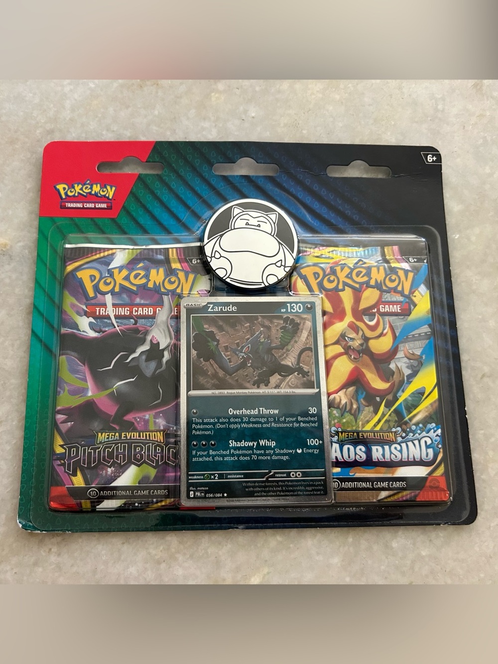 POKEMON PITCH BLACK & CHAOS RISING MEGA EVOLUTION ZARUDE 2-Pack